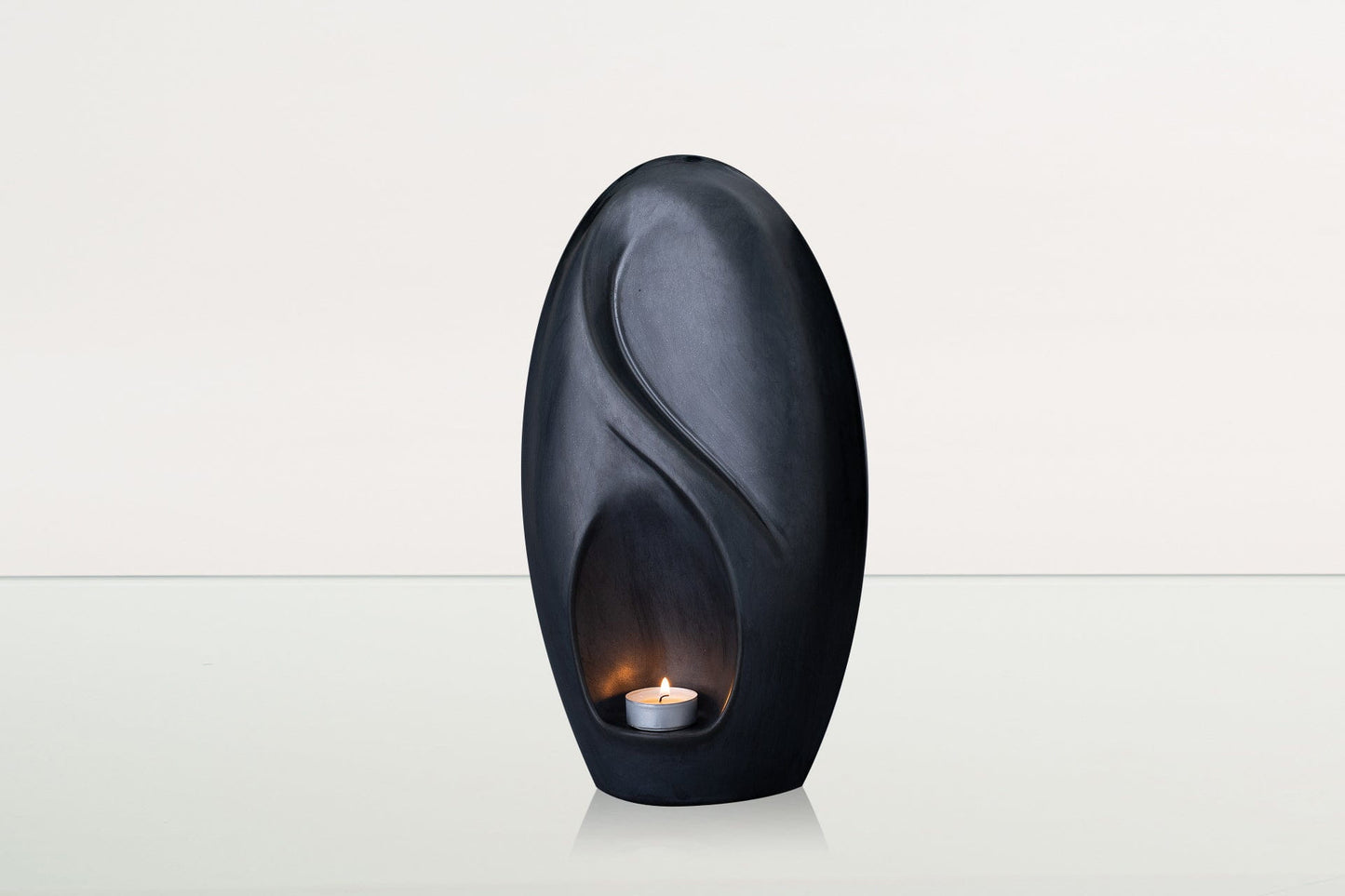
                  
                    Pulvis Art Urns Adult Size Urn Eternity Handmade Cremation Urn for Ashes - Large | Dark Matte | Ceramic Urn
                  
                