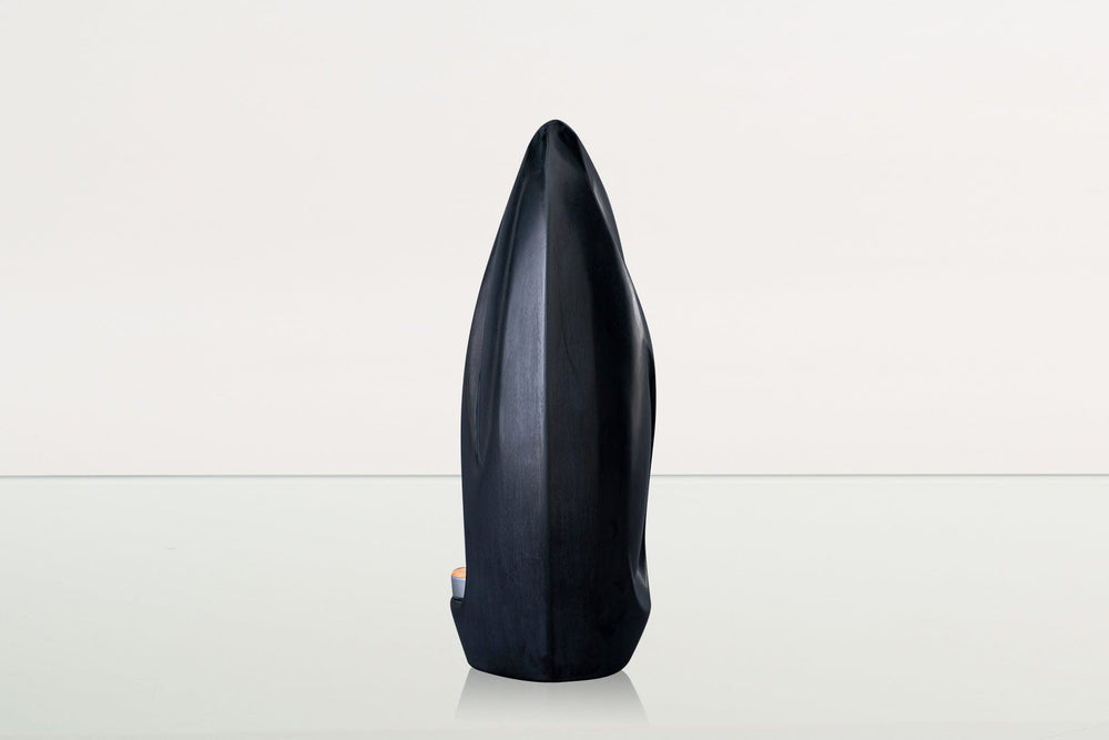 Pulvis Art Urns Adult Size Urn Eternity Handmade Cremation Urn for Ashes - Large | Dark Matte | Ceramic Urn