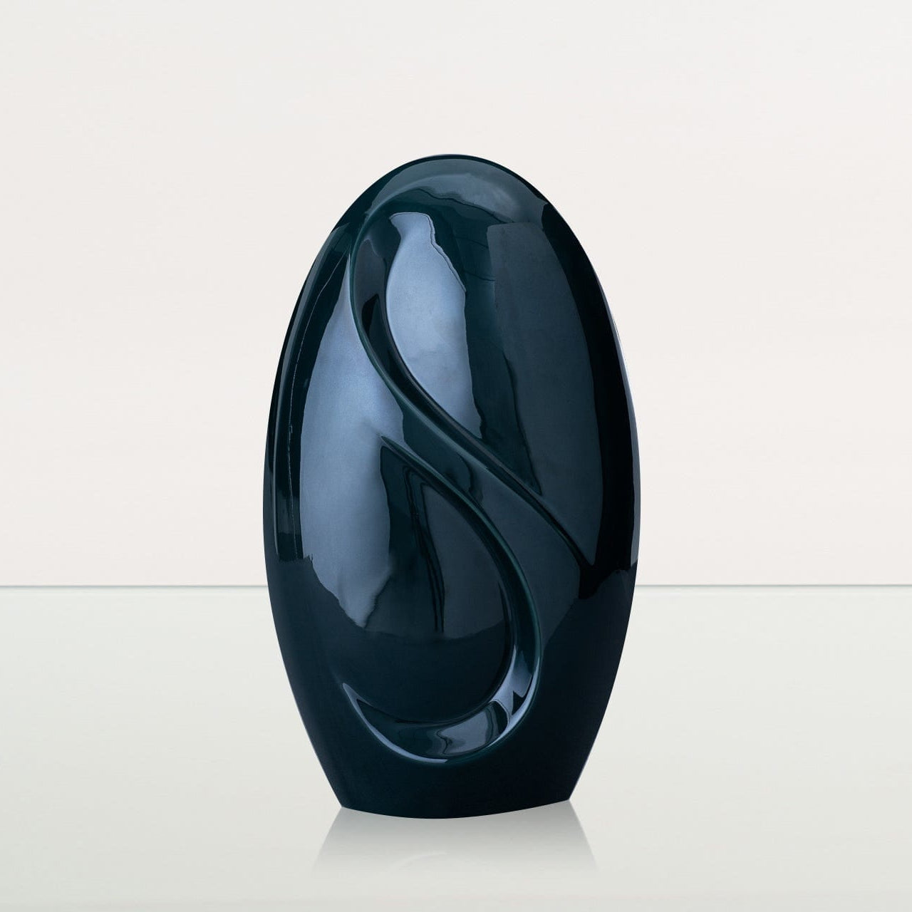 Eternity Handmade Cremation Urn for Ashes - Large Urn | Oxide Green | Ceramic - Pulvis Art Urns