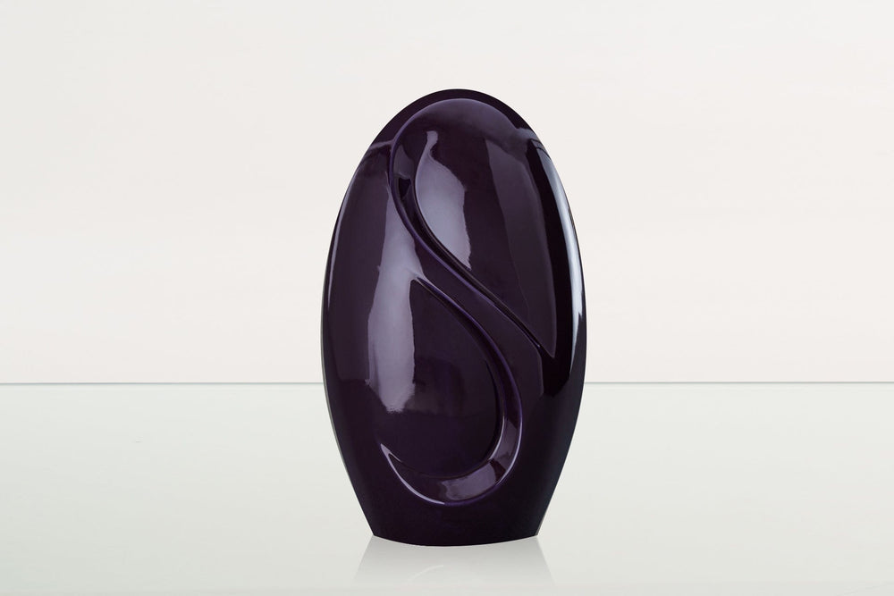 
                  
                    Pulvis Art Urns Adult Size Urn Eternity Handmade Cremation Urn for Ashes - Large | Violet | Ceramic Urn
                  
                