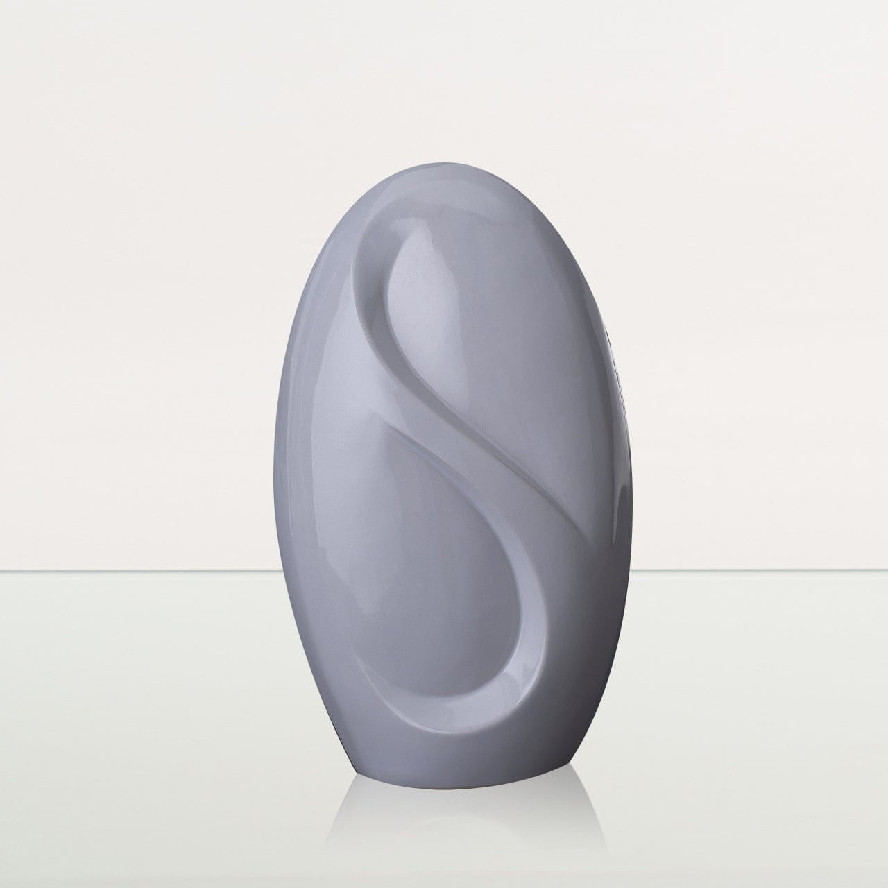 Eternity Handmade Cremation Urn for Ashes - Large | White | Ceramic Urn - Pulvis Art Urns