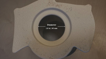 Pulvis Art Urns Adult Size Urn Eternity Handmade Cremation Urn for Ashes - Large | White | Ceramic Urn