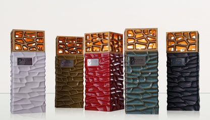 "Everlasting Flame" Cremation Urn for Ashes - Dark Sand | Ceramic Urn - Pulvis Art Urns