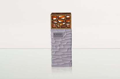 "Everlasting Flame" Cremation Urn for Ashes - White Matte | Ceramic Urn - Pulvis Art Urns