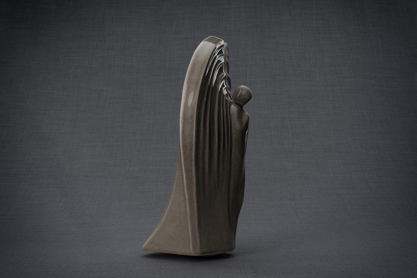 
                  
                    Pulvis Art Urns Adult Size Urn Guardian Handmade Cremation Urn for Ashes - Large | Beige Grey | Ceramic
                  
                