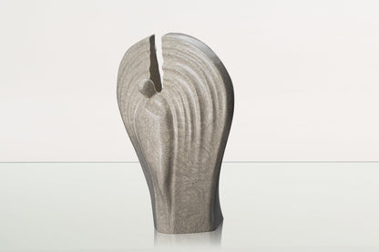 Guardian Handmade Cremation Urn for Ashes - Large | Craquelure | Ceramic Urn - Pulvis Art Urns