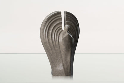 Guardian Handmade Cremation Urn for Ashes - Large | Craquelure | Ceramic Urn - Pulvis Art Urns