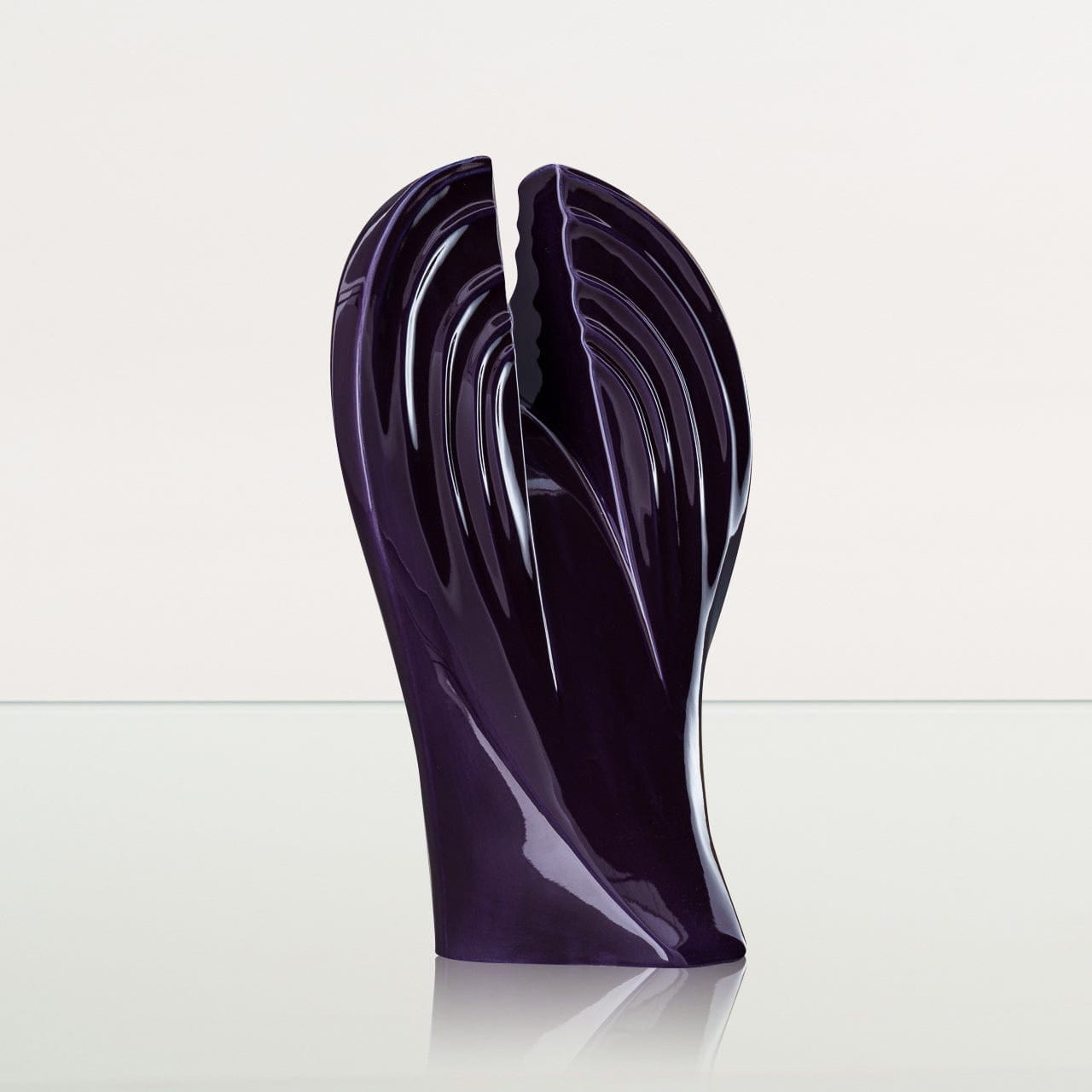 Guardian Handmade Cremation Urn for Ashes - Large | Violet | Ceramic Urn - Pulvis Art Urns