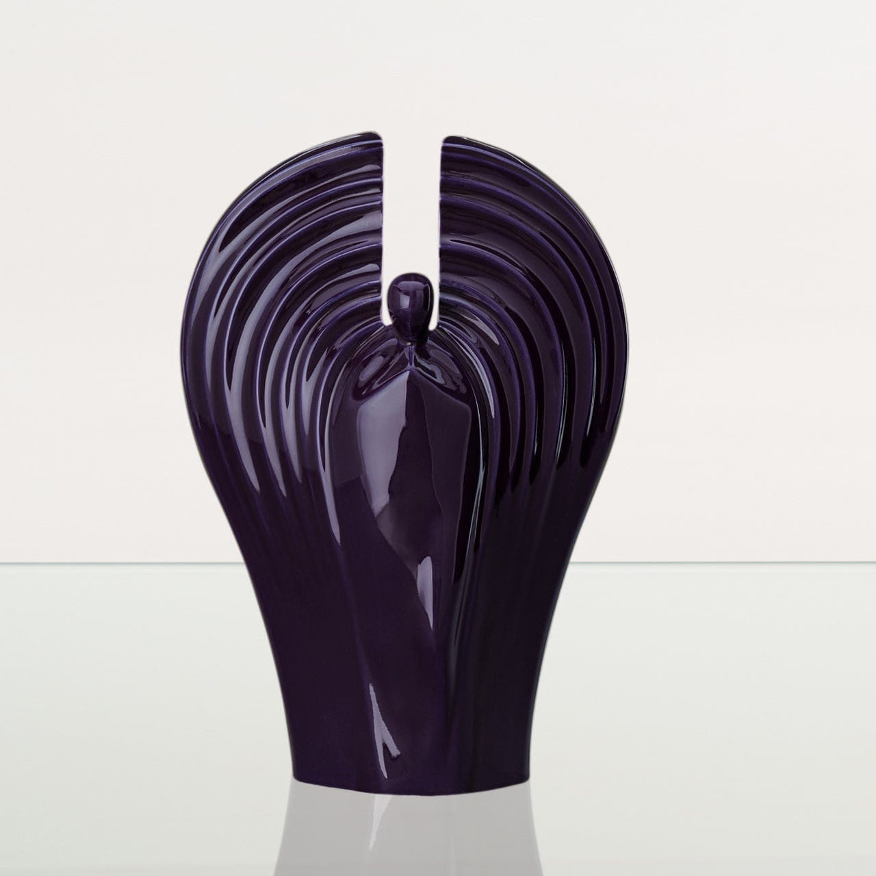 Guardian Handmade Cremation Urn for Ashes - Large | Violet | Ceramic Urn - Pulvis Art Urns