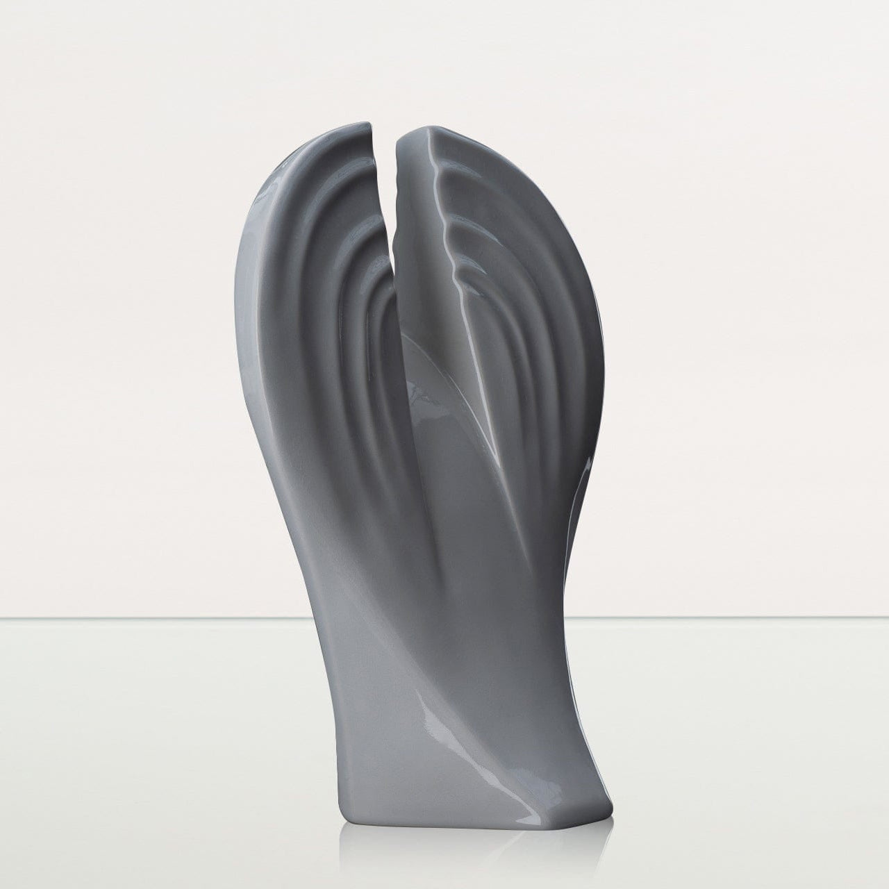 Guardian Handmade Cremation Urn for Ashes - Large | White | Ceramic Urn - Pulvis Art Urns