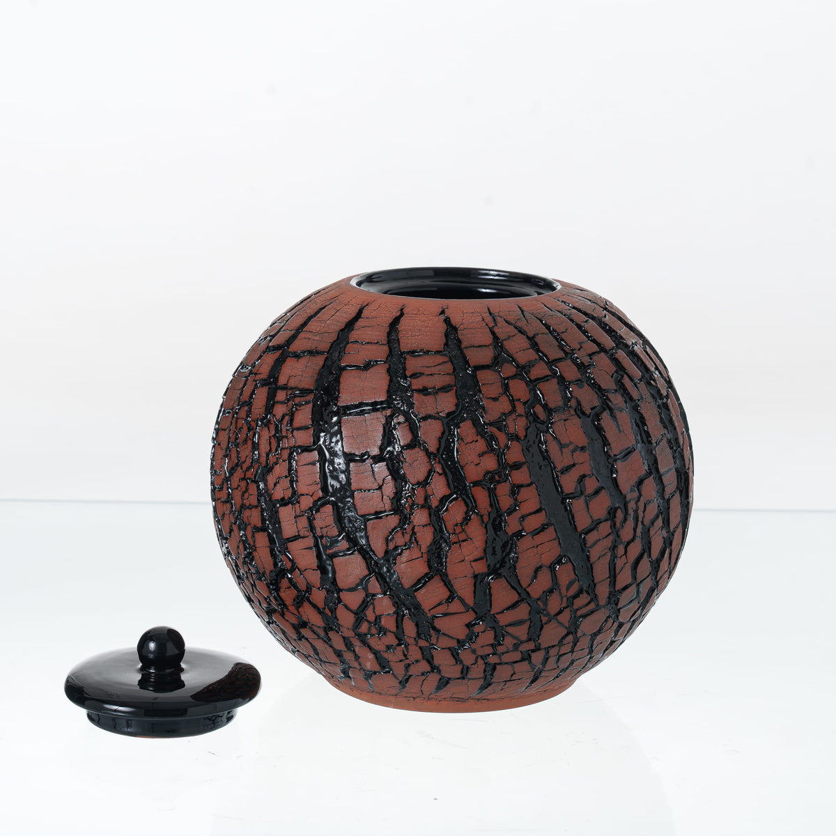 Pulvis Art Urns Adult Size Urn Handmade Cremation Urn "Aurea" - Large | Pottery Wheel Urn