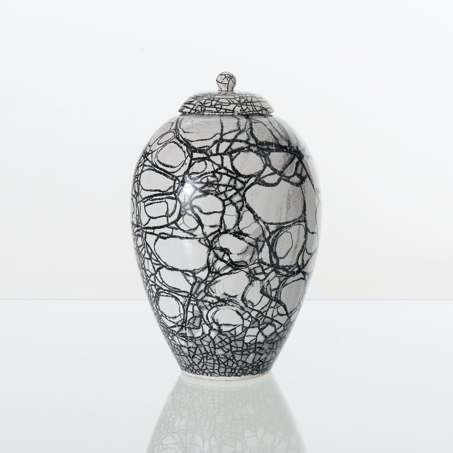 Urna artesanal "Embrace" - Grande | Estilo Raku