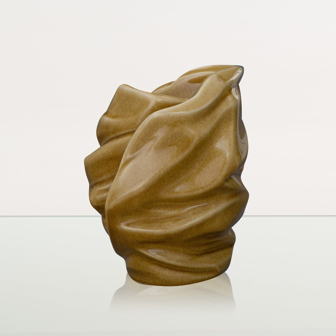 Handmade Cremation Urn for Ashes "Light" - Large | Dark Sand | Ceramic Urn - Pulvis Art Urns