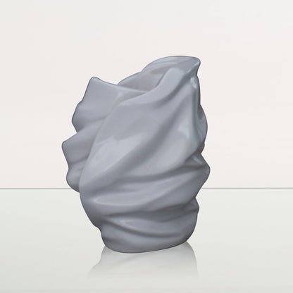 Handmade Cremation Urn for Ashes "Light" - Large | White | Ceramic Art Urn - Pulvis Art Urns