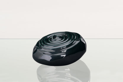 Handmade Cremation Urn for Ashes "Resonance" - Large | Oxide Green | Ceramic - Pulvis Art Urns