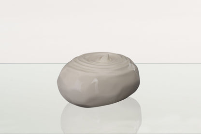 Handmade Cremation Urn for Ashes "Resonance" - Large | Off-white | Ceramic Urn - Pulvis Art Urns