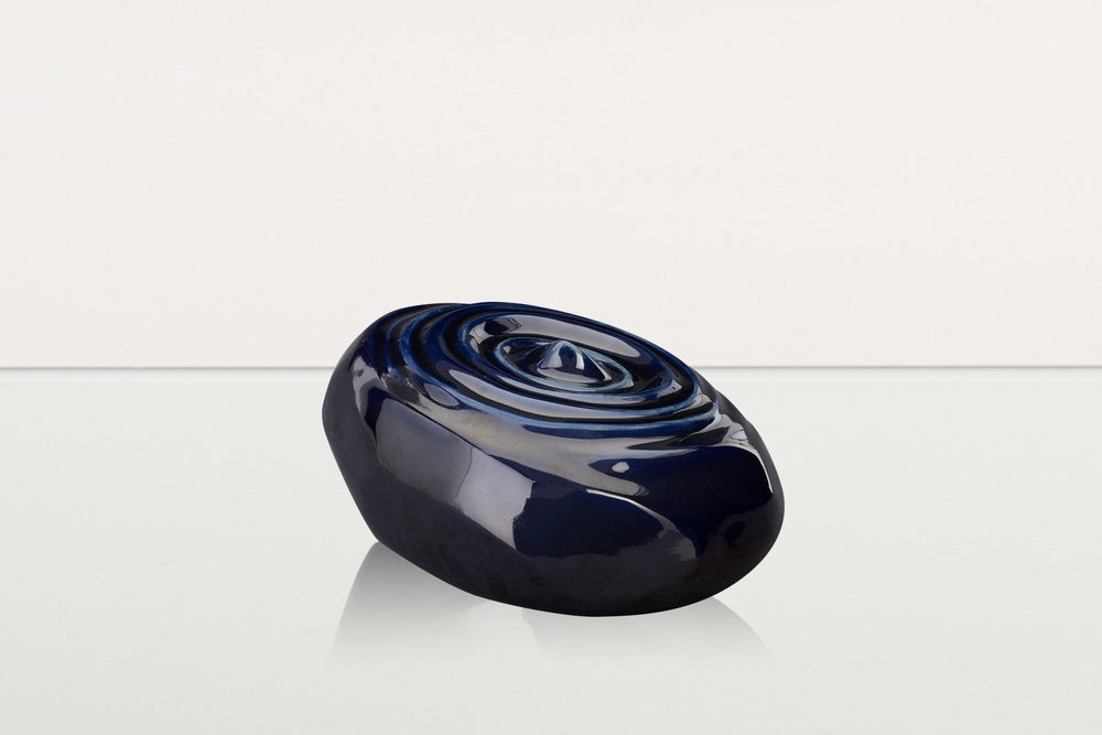 
                  
                    Pulvis Art Urns Adult Size Urn Handmade Cremation Urn for Ashes "Resonance" - Large Urn | Cobalt Metallic | Ceramic
                  
                
