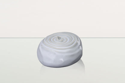 Handmade Cremation Urn for Ashes "Resonance" - Large Urn | Grey Melange | Ceramic - Pulvis Art Urns