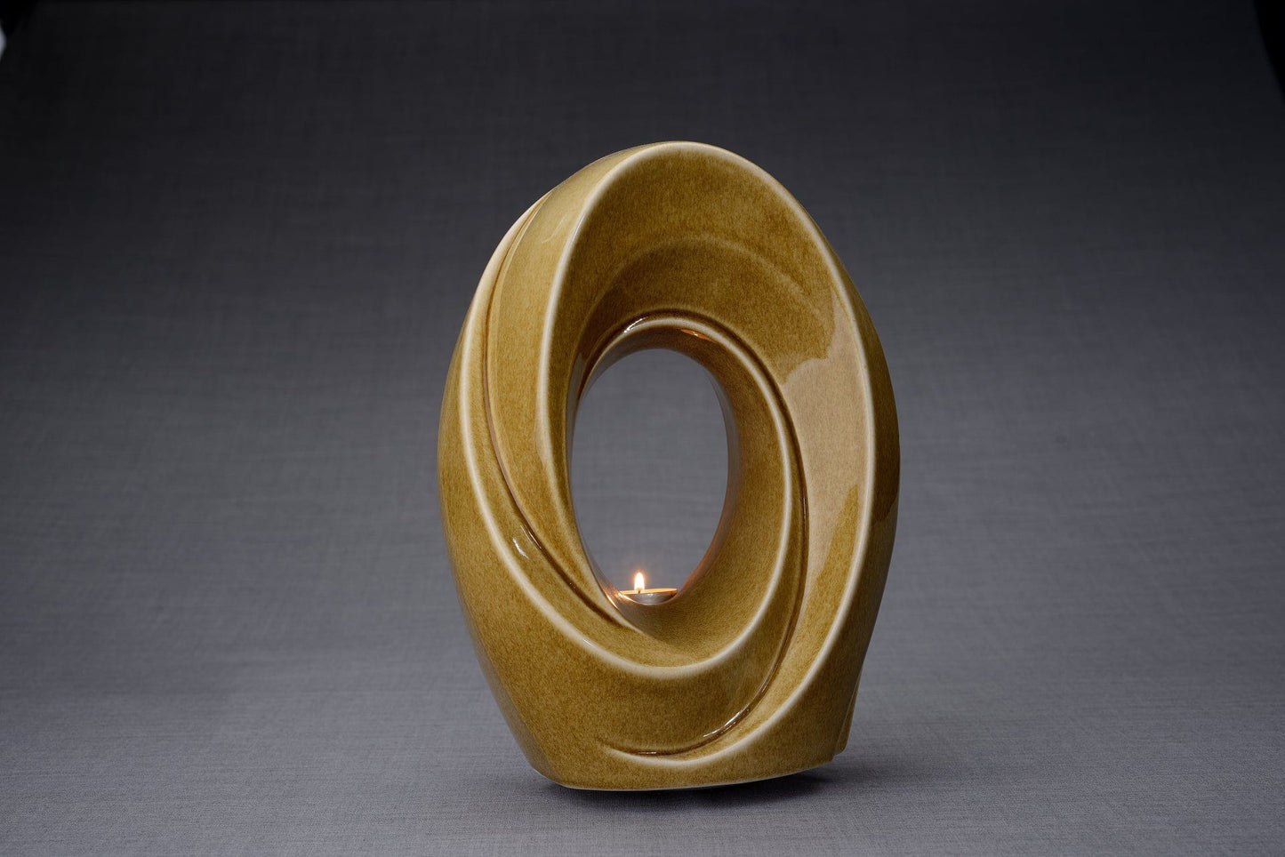 
                  
                    Pulvis Art Urns Adult Size Urn Handmade Cremation Urn for Ashes "The Passage" - Large | Dark Sand | Ceramic
                  
                