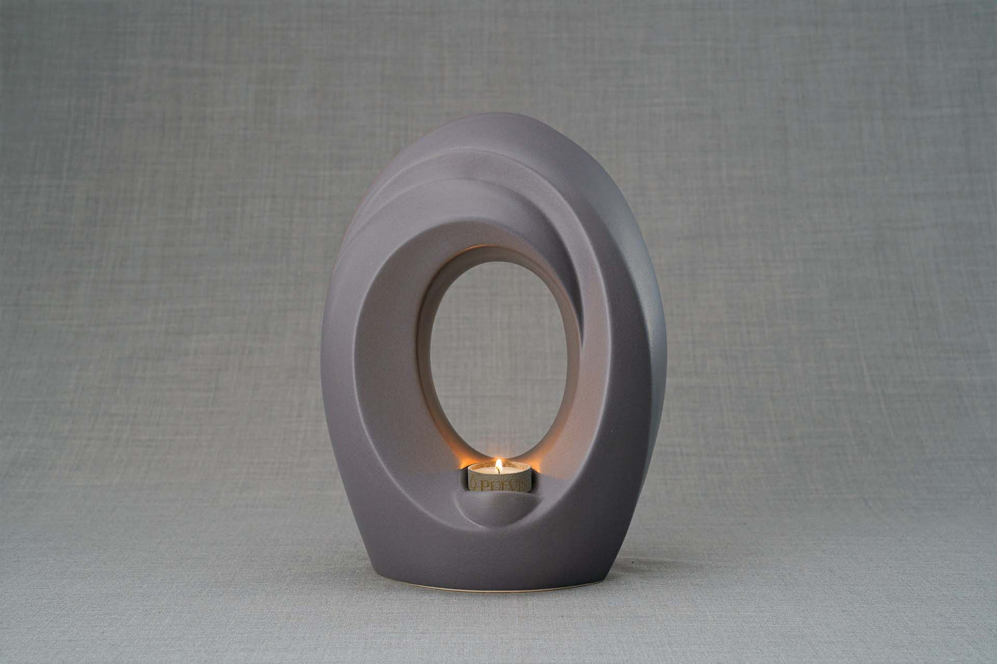 
                  
                    Pulvis Art Urns Adult Size Urn Handmade Cremation Urn for Ashes "The Passage" - Large | Gray Matte | Ceramic
                  
                