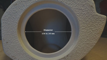 Pulvis Art Urns Adult Size Urn Handmade Cremation Urn for Ashes "The Passage" - Large Urn | Red | Ceramic