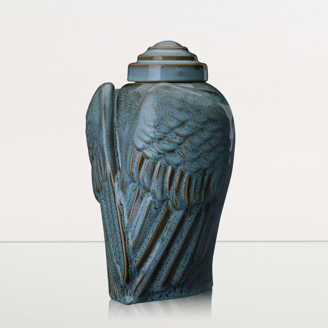 pulvis-art-urns-adult-size-urn-handmade-cremation-urn-for-ashes-wings-large-oily-green-melange-ceramic-urn-1144589692.jpg?v=1765742438&width=1080