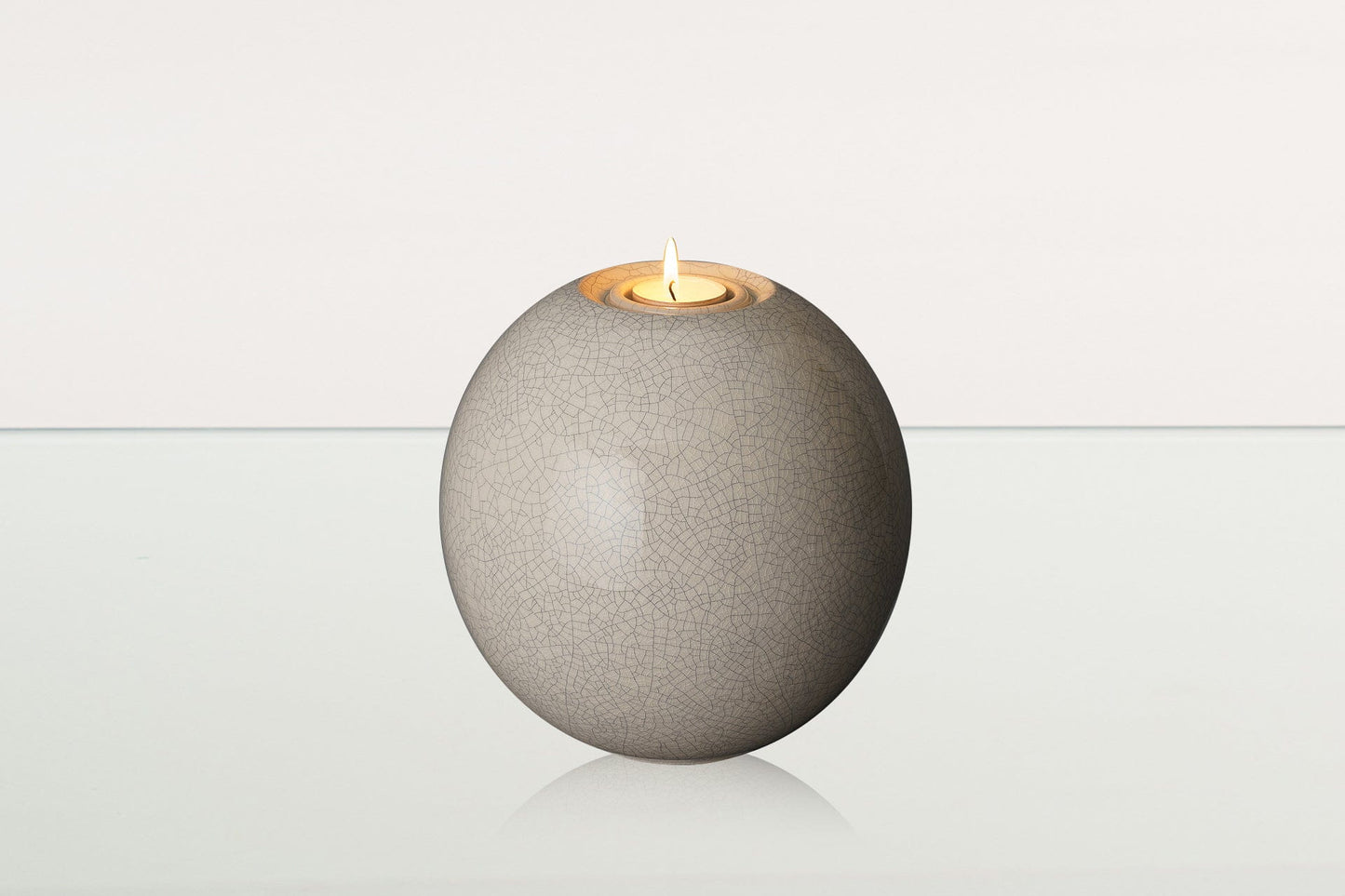 
                  
                    Pulvis Art Urns Adult Size Urn Handmade Cremation Urn "Harmony" - Large | Craquelure | Ceramic Urn
                  
                