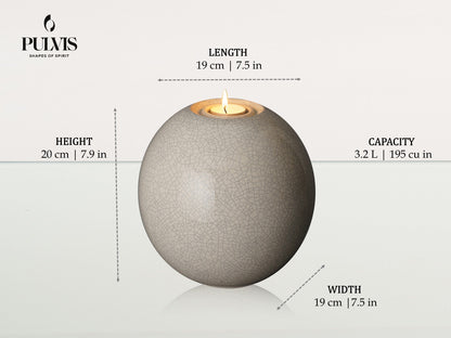 Pulvis Art Urns Adult Size Urn Handmade Cremation Urn "Harmony" - Large | Sizes