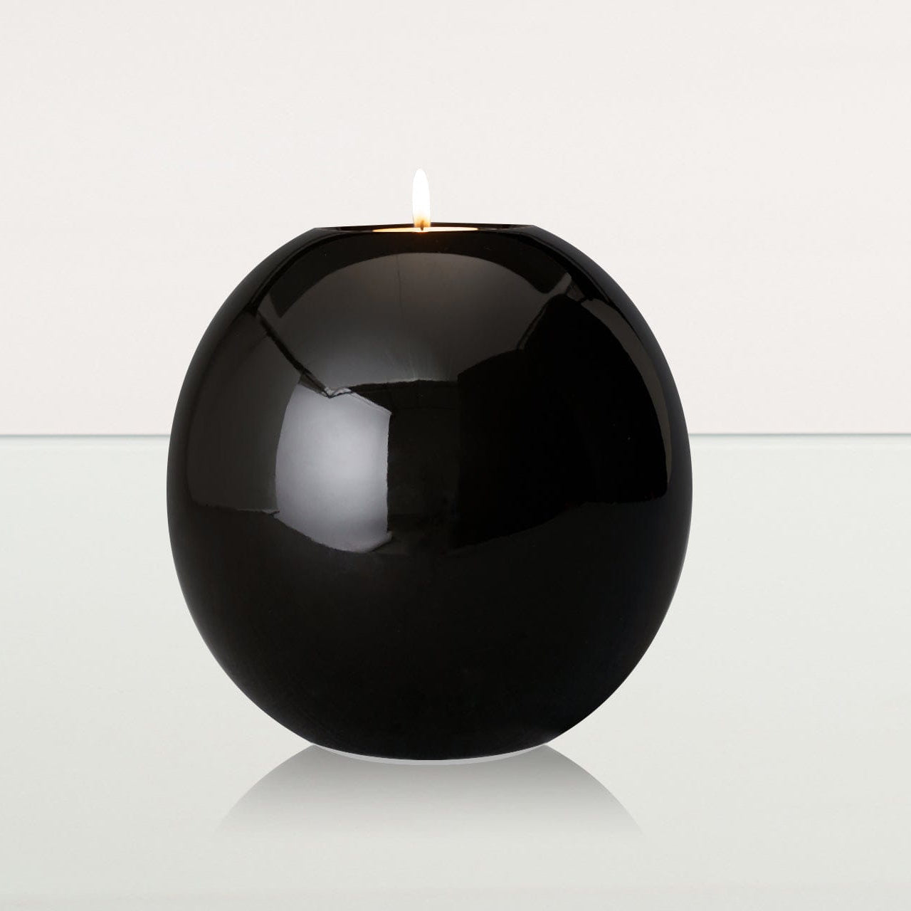 Handmade Cremation Urn "Harmony" - Large | Lamp Black | Ceramic Urn - Pulvis Art Urns