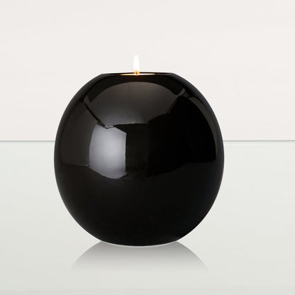 Handmade Cremation Urn "Harmony" - Large | Lamp Black | Ceramic Urn - Pulvis Art Urns