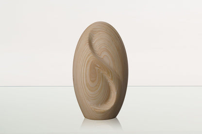 Wooden Cremation Urn "Eternity" - Premium Plywood Urn - Pulvis Art Urns