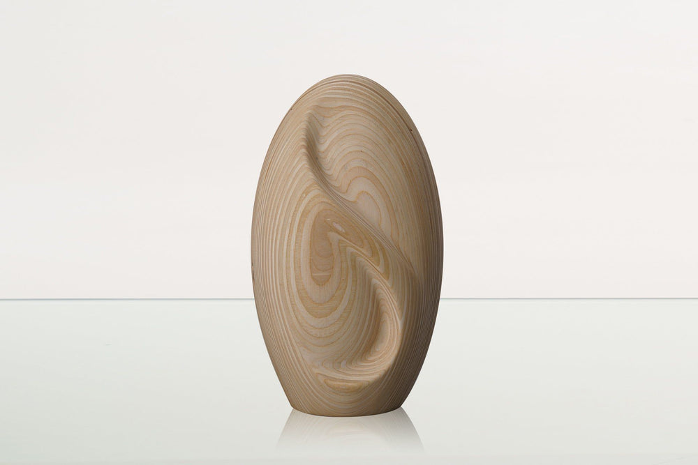 Pulvis Art Urns Adult Size Urn Wooden Cremation Urn "Eternity" - Premium Plywood Urn