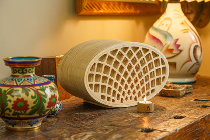Wooden Cremation Urn "Remembrance" - Handmade - Rhomb Urn - Pulvis Art Urns