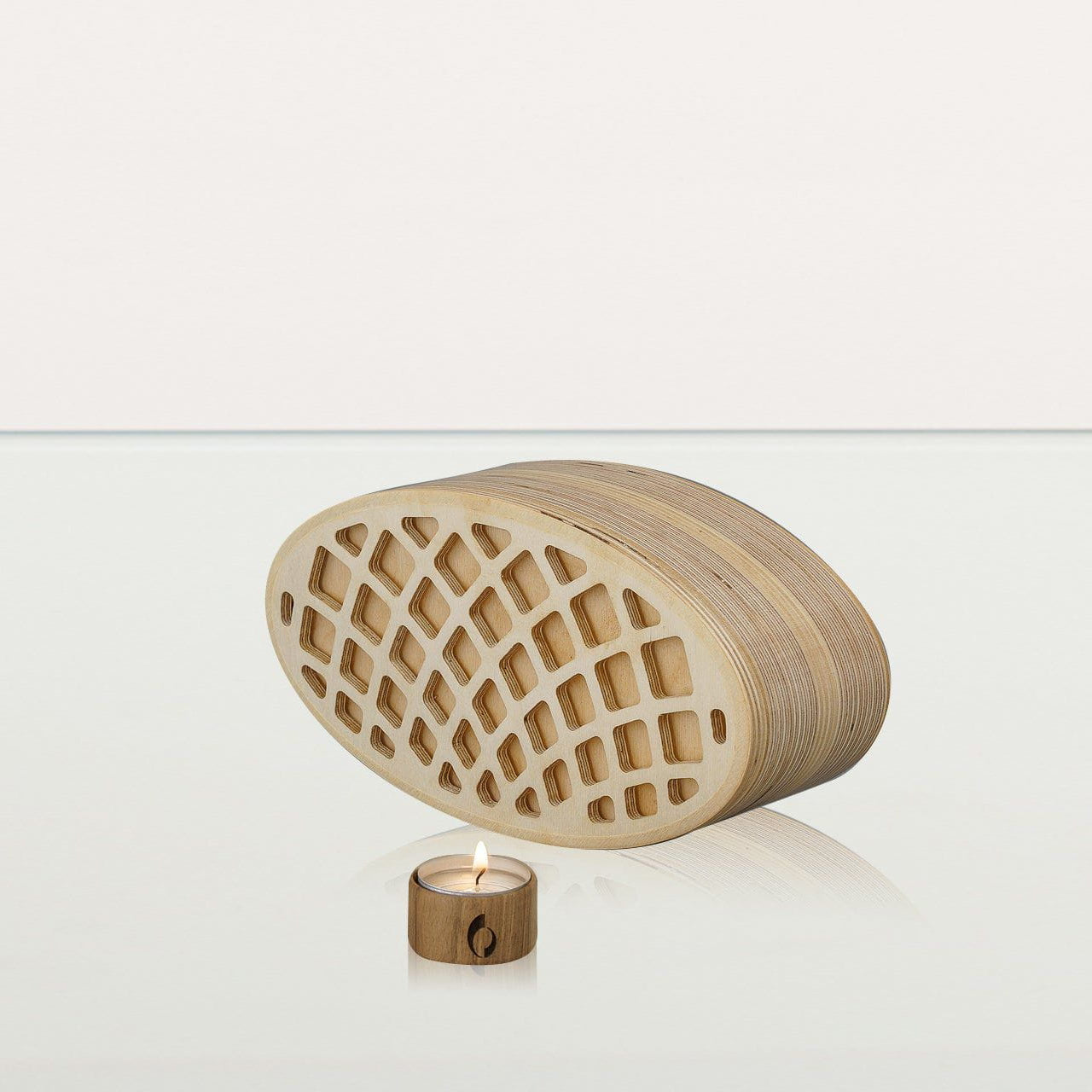 Wooden Cremation Urn "Remembrance" - Handmade - Rhomb Urn - Pulvis Art Urns