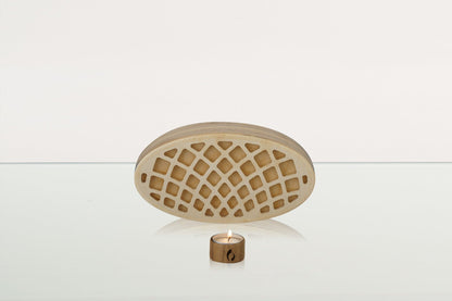 Wooden Cremation Urn "Remembrance" - Handmade - Rhomb Urn - Pulvis Art Urns