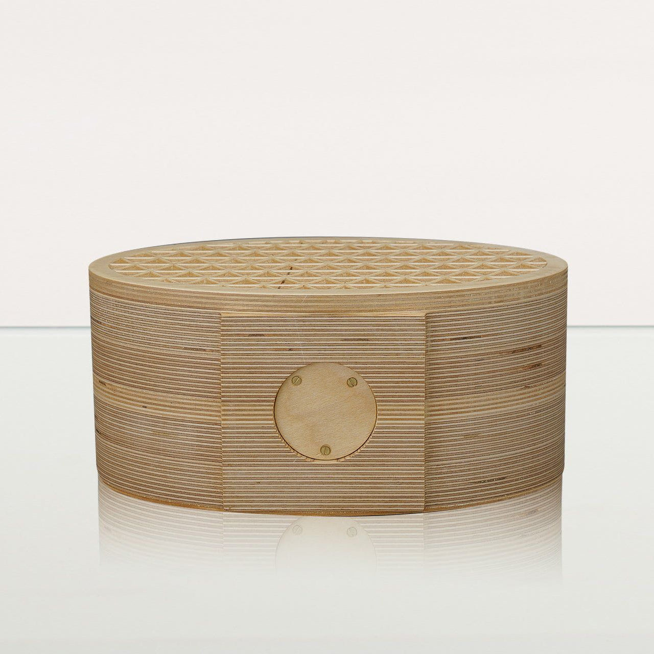 Wooden Cremation Urn "Remembrance" - Handmade - Rhomb Urn - Pulvis Art Urns