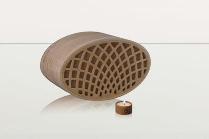 Wooden Cremation Urn "Remembrance" - Handmade - Rhomb Urn - Pulvis Art Urns
