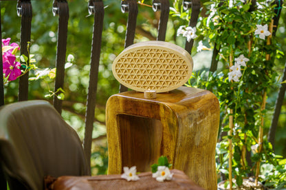 Wooden Cremation Urn "Remembrance" - Handmade - Uroko Pattern - Pulvis Art Urns