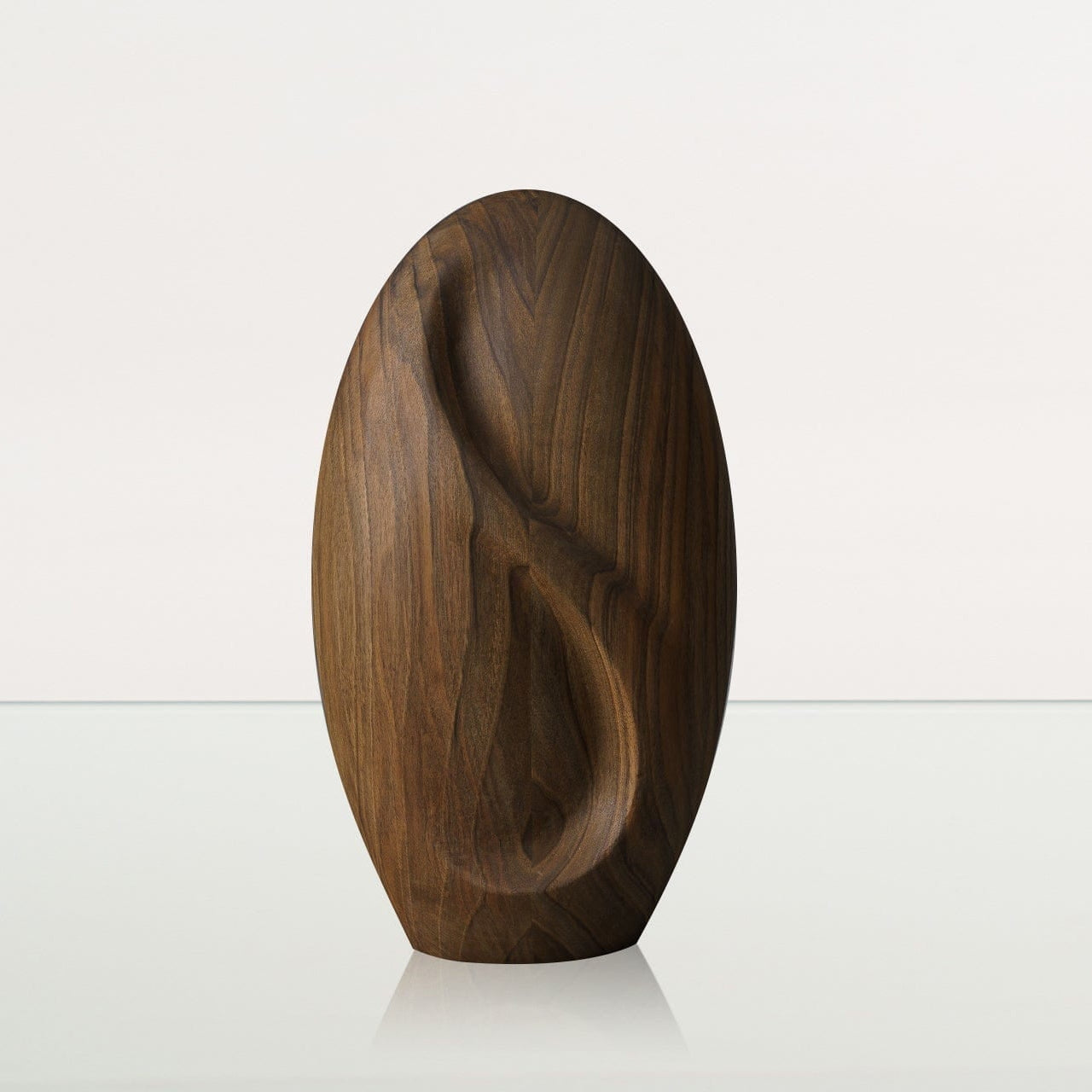 Wooden Urn for Ashes "Eternity" - Genuine Walnut Urn - Pulvis Art Urns