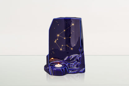 Zodiac Urn for Ashes "Aquarius" - Large | Star Sign Urn - Pulvis Art Urns