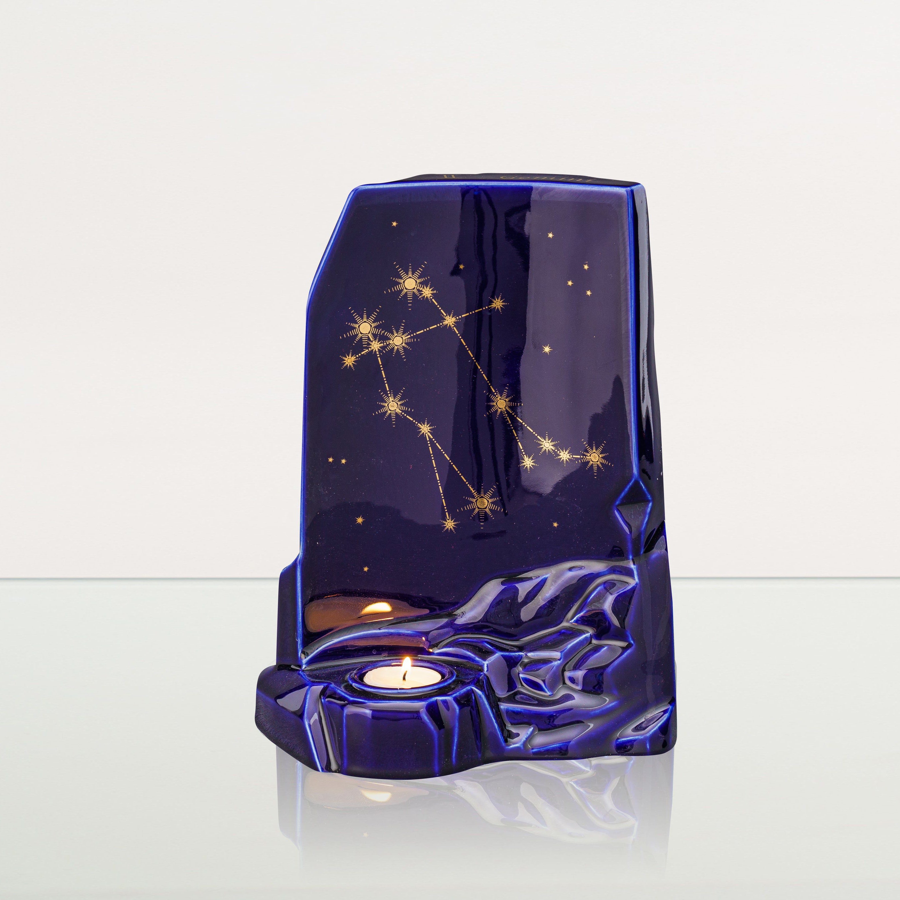 Zodiac Urn for Ashes "Gemini" - Large | Star Sign Urn - Pulvis Art Urns