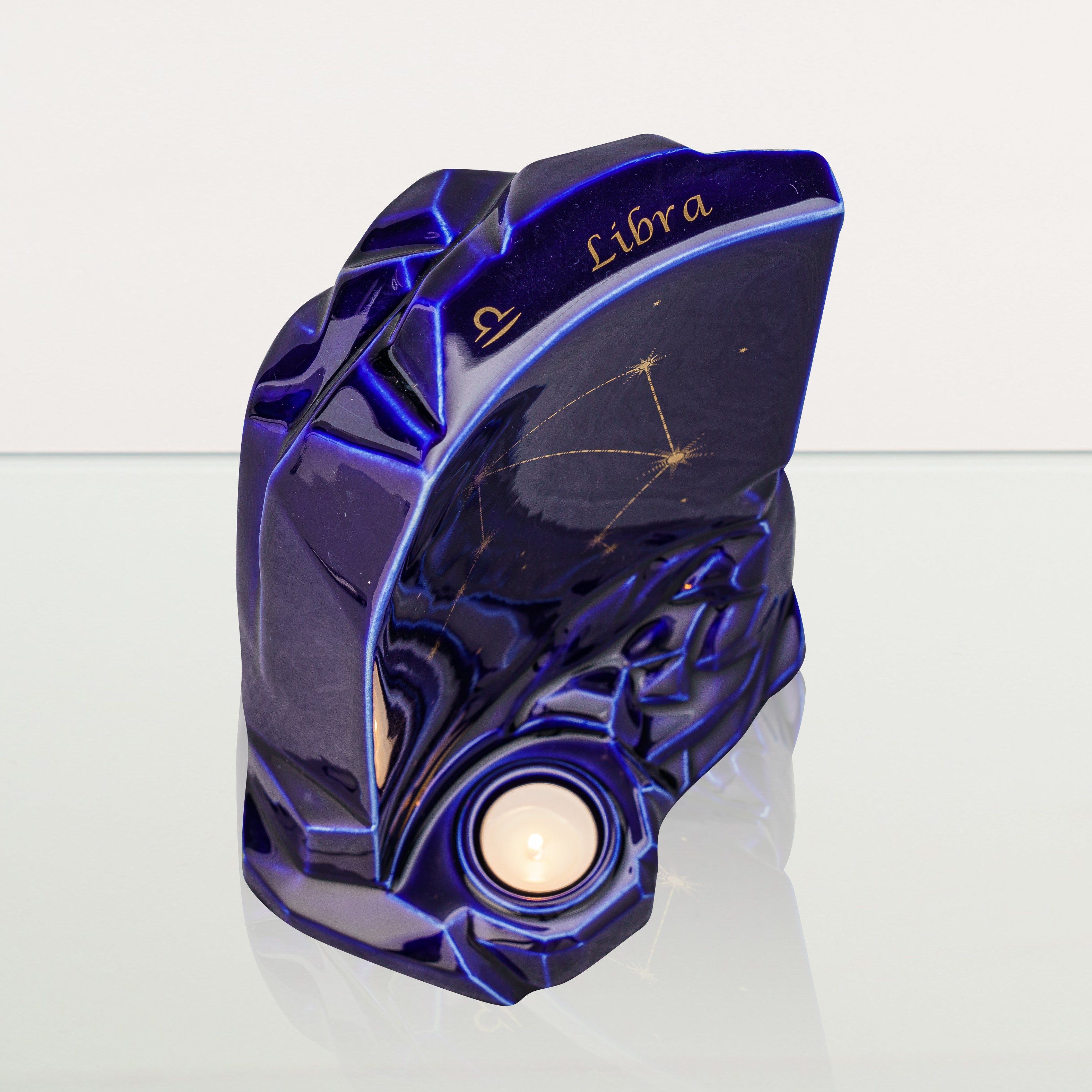 Zodiac Urn for Ashes "Libra" - Large | Star Sign Urn - Pulvis Art Urns