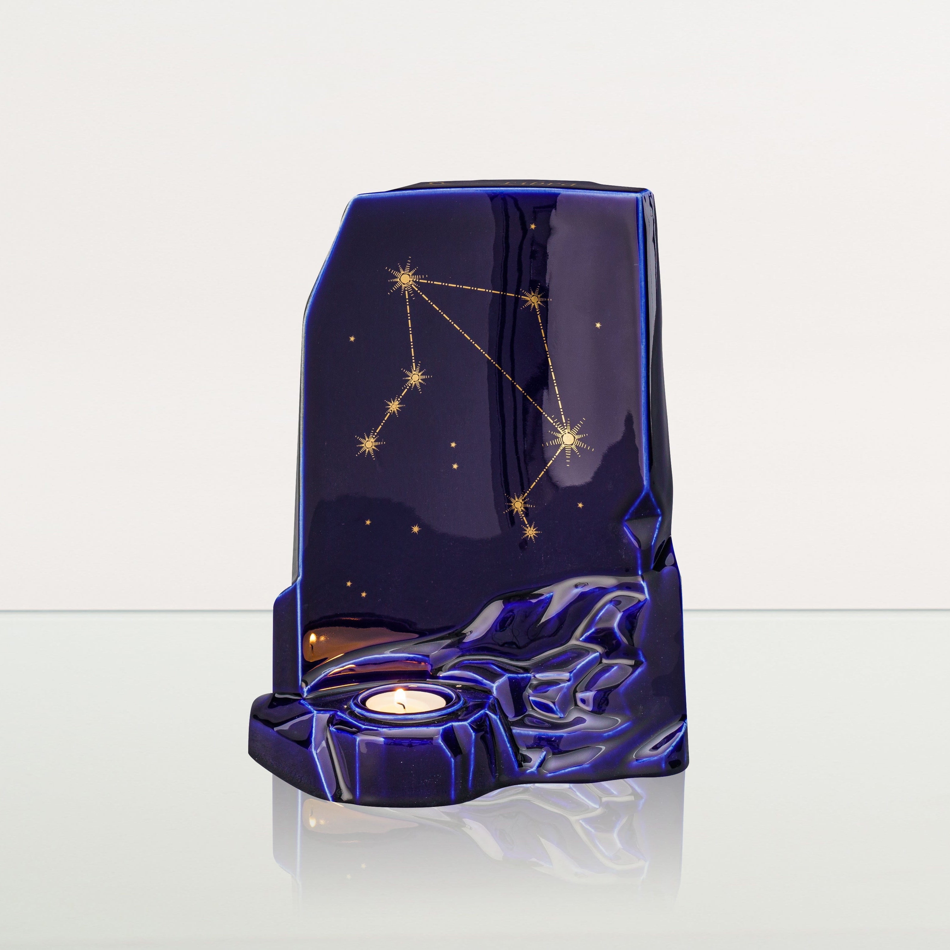 Zodiac Urn for Ashes "Libra" - Large | Star Sign Urn - Pulvis Art Urns