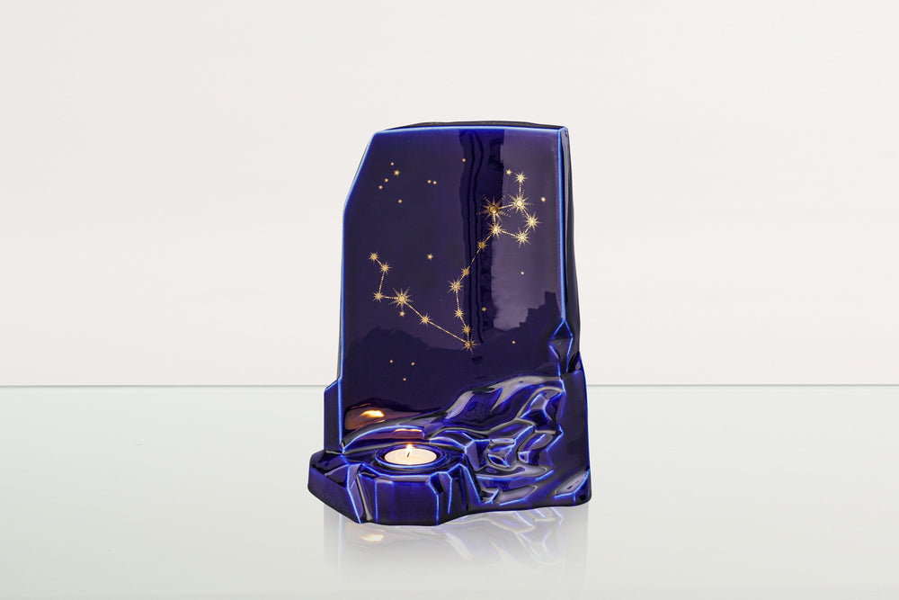 Pulvis Art Urns Adult Size Urn Zodiac Urn for Ashes "Pisces" - Large | Star Sign Urn