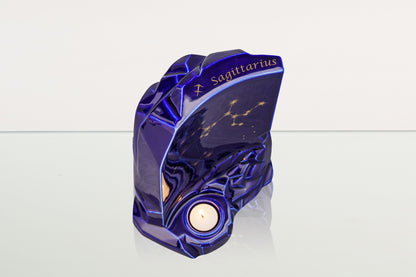 Zodiac Urn for Ashes "Sagittarius" - Large | Star Sign Urn - Pulvis Art Urns