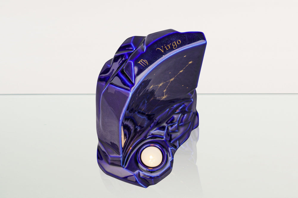 Pulvis Art Urns Adult Size Urn Zodiac Urn for Ashes "Virgo" - Large | Star Sign Urn