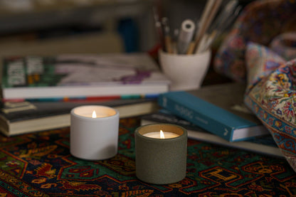 Artisan Scented Candle - Cistus / Patchouli / Amber - Pulvis Art Urns