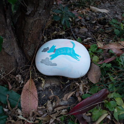 Pulvis Art Urns Biodegradable Urn Biodegradable Pet Urn "Peanut" | Customizable Burial Memorial for Pets