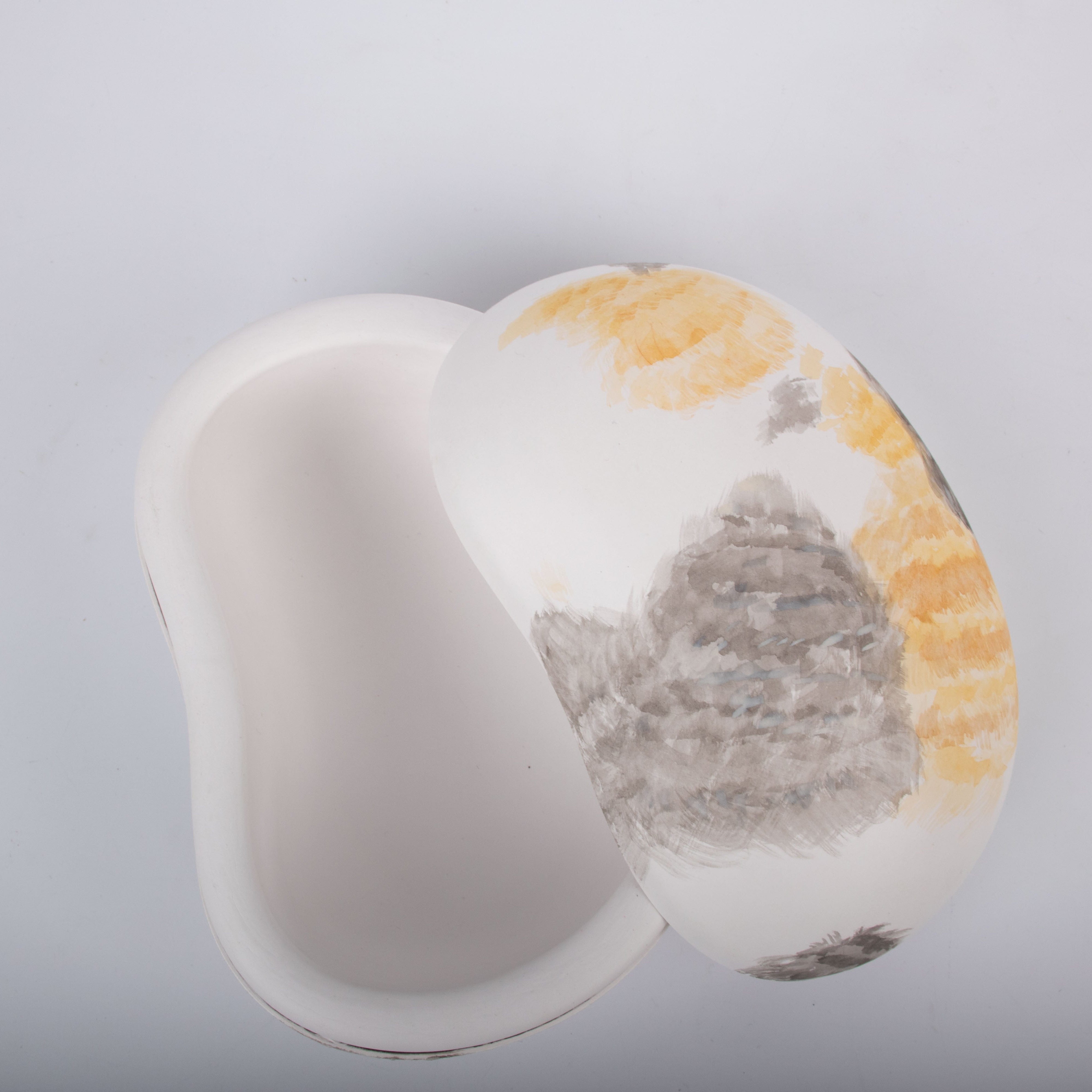 Pulvis Art Urns Biodegradable Urn Biodegradable Pet Urn "Peanut" | Customizable Burial Memorial for Pets