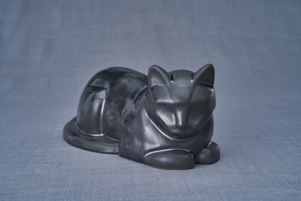 Pulvis Art Urns Dark Matte / Light "Cat" Memorial Bundle - 4 pcs. | Handmade